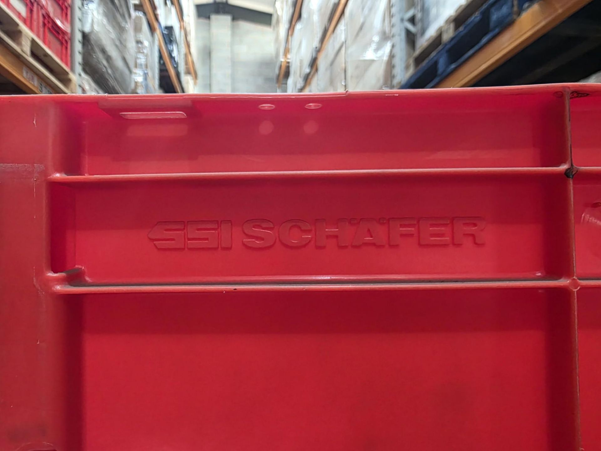 Pallet to Contain 35 x Schafer Stackable Tote Trays. Size Approx 60 x 40cm. High quality products. - Image 4 of 6