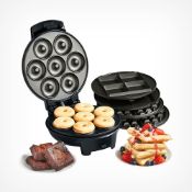 Boxed Doughnut Brownie & Waffle Maker - Black (LOC: SR5(4.2)-SK280)
