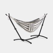 Boxed Ibiza 2 Person Cotton Hammock with Stand (LOC: SR5(4.1)-SK253)