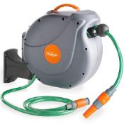Boxed Hose Wall Mounted Hose Auto Rewind - Grey (LOC: SR5(4.2)-SK272)