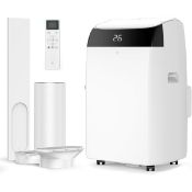 Boxed 12000 BTU Portable Air Conditioner with Heater – 4-in-1 Cooling, Heating, Dehumidifier & Fan –