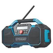 Erbauer ERD18-Li 230V or 18V DAB / FM Radio (LOC: SR1.4.3-LG282)