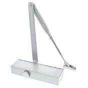 Briton 1110 Fire Rated Overhead Door Closer Silver (LOC: SR1.5.1-LH14)