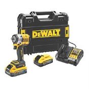 DEWALT DCF921H2T-GB 18V Li-Ion PowerStack Brushless Cordless Impact Wrench (LOC: SR1.3.10-LG178)