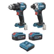 Erbauer 18V Li-ion EXT Keep Cool Brushless V2 Cordless Combi drill & impact driver (LOC: SR1.3.1-