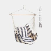 Boxed Seville Striped Hanging Swing Chair (LOC: RS2.3-SC400)