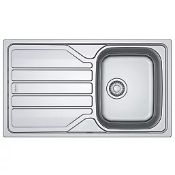 Franke Flash 1 Bowl Stainless Steel Inset Sink with Reversible Drainer 860mm x 500mm (LOC: SR3(1.