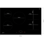 Neff T68FHV4L0 N70 80cm Induction Hob, Black. RRP £929.00. (LOC: SR4-le1036)