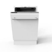 BI45DISHUK Integrated Slimline Dishwasher. RRP £395.00. (LOC: SR4-le1048)