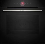 Bosch Series 8 HBG7741B1B Black Built-In Pyrolytic Single Oven. RRP £899.00. (LOC: SR4-le1074)