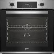 Beko BBIF12300X Built-in Single Fan Electric Oven. RRP £290.00. (LOC: SR4-le1079)