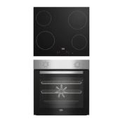 Beko Beko QBSE222X Built-in Multifunction Oven & hob pack . RRP £329.00. (LOC: SR4-le1005)
