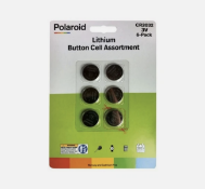 Box to contain 101 x Packs of 6 Polaroid Button Cell Lithium Battery CR2032 (LOC: 26.5-JJ1855)