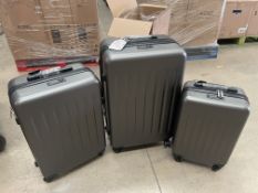 BRAND NEW SET OF 3 KONO PREMIUM LUGGAGE SET INCLUDING 28 INCH, 20 INCH AND 24 INCH LUGGAGE BAGS IN