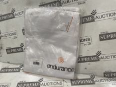 20 X BRAND NEW ENDURANCE WHITE PREMIUM BIB AND BRACE SIZE XL (LOC: 23.4-AA7173)