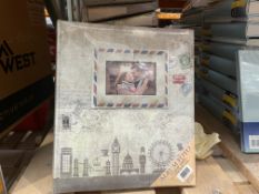 9 x ZEP UL57200G photo album grey. Chic book-shaped album in the shape of a book - ZEP Ulisse