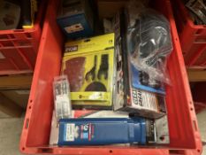 Tray to include a large amount of mixed DIY/Home Repairs items to include Bosch 2608900182 Expert