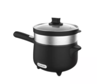 Boxed Drew&Cole 1.2L Cooking Pot CleverPot - Black, Upgrade your kitchen with the Drew&Cole