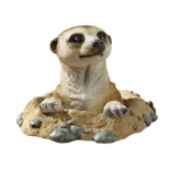 6 x Brand New Design Toscano Out of the Kalahari Meerkat Garden Animal Statue, 25.5 cm, Polyresin,