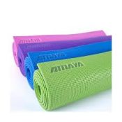 10 x TPE Yoga Mats, Eco Friendly Yoga Mats. Approx 180 x 60cm. (LOC: 25.12-AA7800)
