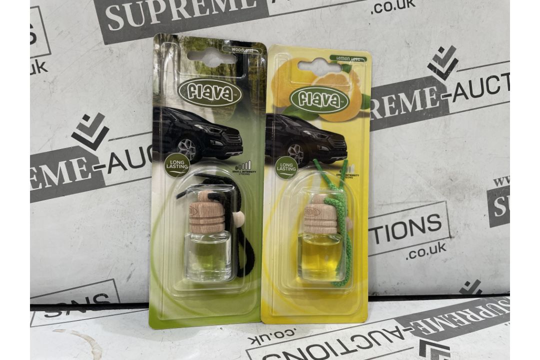 60 X BRAND NEW FLAVA LONG LASTING PREMIUM BOTTLE CAR FRESHENERS (SCENTS MAY VARY) (LOC: 55.2-