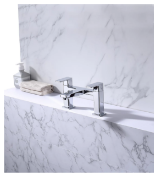 BRAND NEW VURTU Barkway Bath Filler, 1/4 Turn, Dual Lever Ceramic Disc, High/ Low Water Pressure,