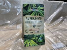 192 X 7TH HEAVEN SUPERFOOD CANNABIS SATIVA PEEL OFF MASKS 10ML (LOC: 20.5-AA422)
