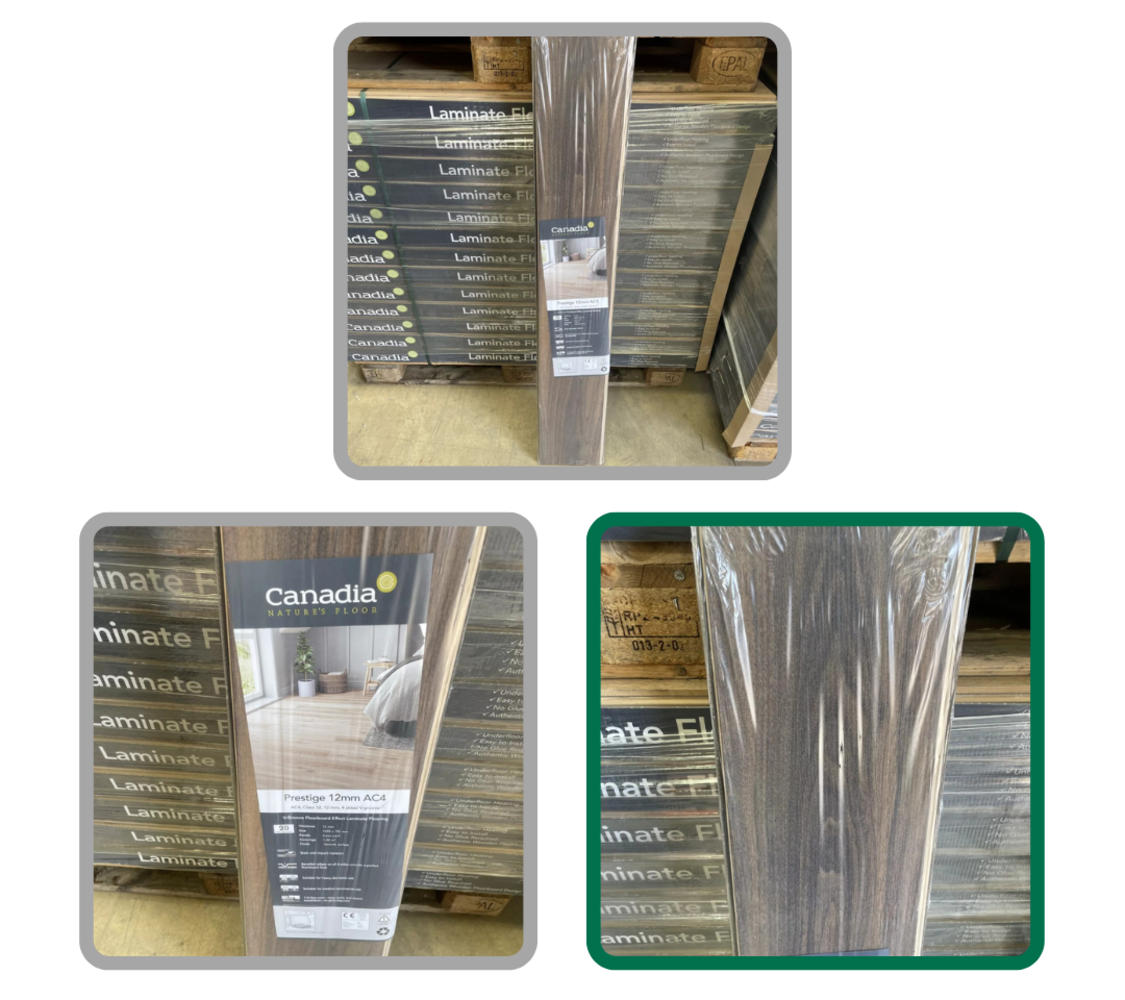 BRAND NEW CANADIA DARK WALNUT PRESTIGE FLOORING SOLD BY THE PALLET. DELIVERY AVAILABLE
