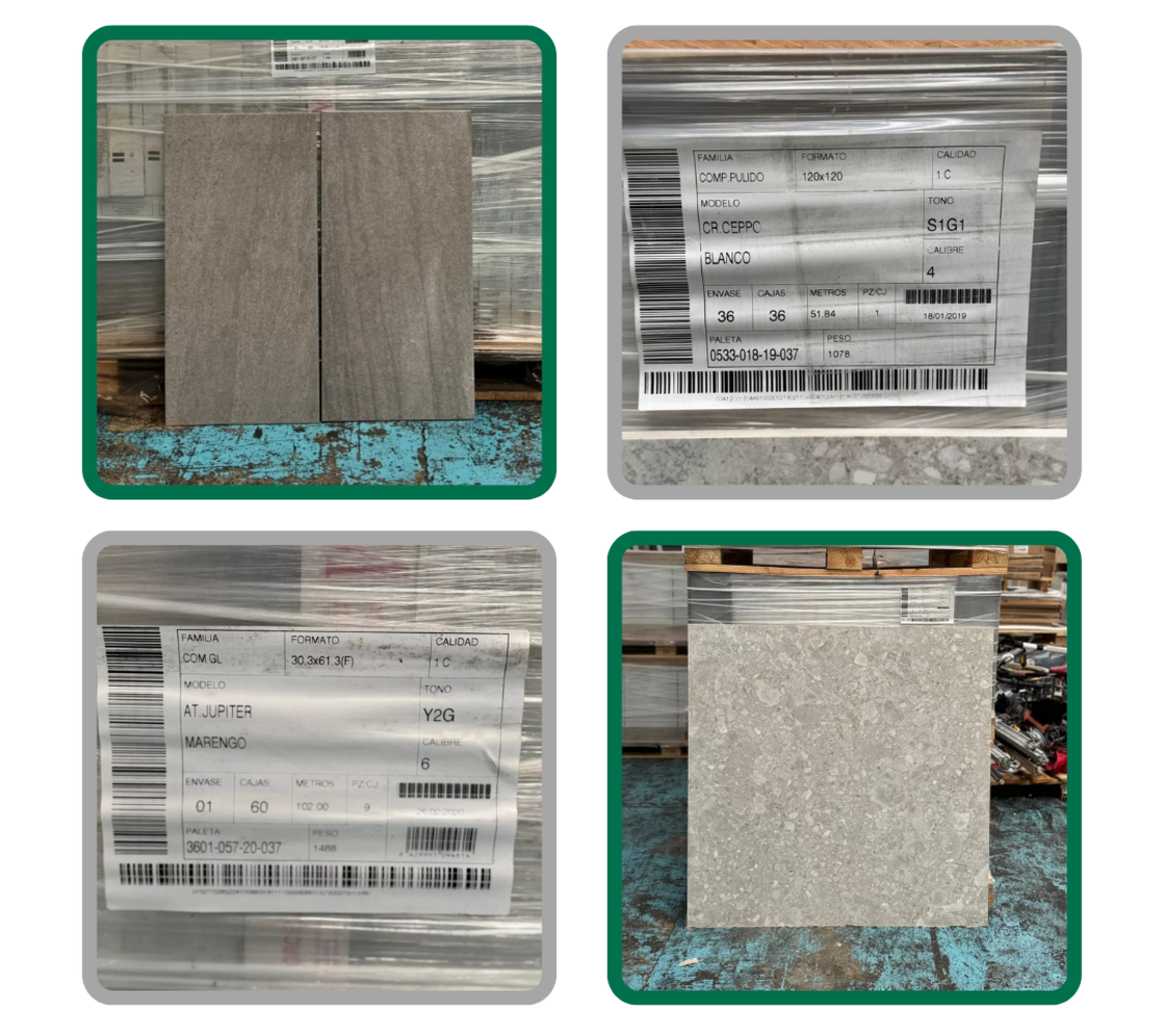 PALLETS OF BRAND NEW LUXURY TILES. HIGH VALUE PALLETS. DELIVERY AVAILABLE