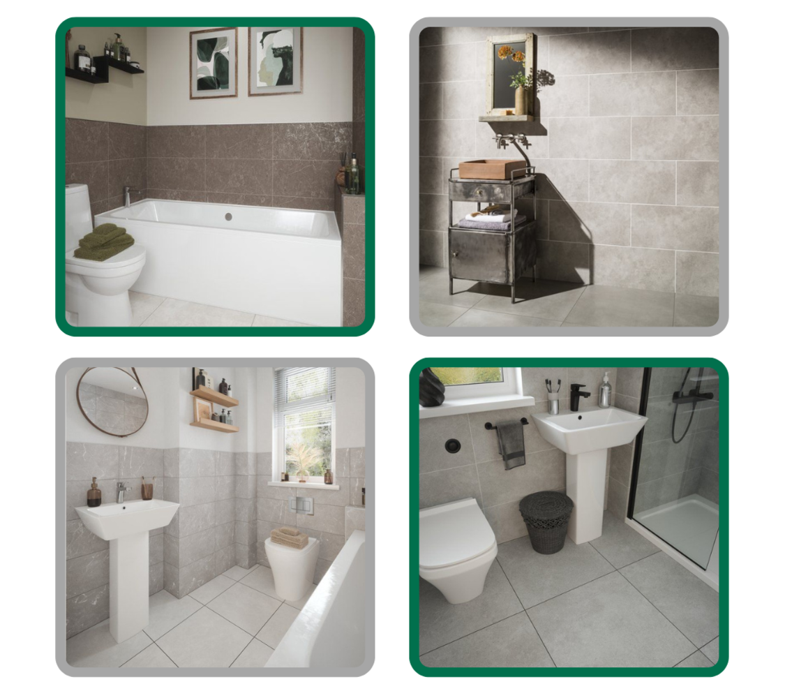 Pallets of Luxury High End Porcelain & Ceramic Tiles  - Various Designs & Styles - Delivery Available!