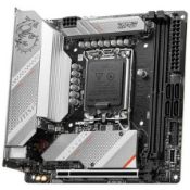 MSI MPG B760I EDGE WIFI Motherboard, Mini-ITX - Supports Intel 14th, 13th & 12th Gen Core Processors