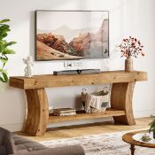 Boxed TV Stand for TVs up to 70" Natural (LOC: SR6(8.1)-WO711)