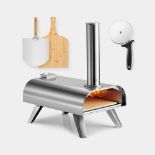 Boxed Table Top Pizza Oven with Accessories - Silver (LOC: SR5(3.1)-LP492)