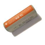 6 x Dorr NB-9L Lithium Ion Canon Type Battery, Spare / Replacement N8-9L Battery, For Canon IXUS
