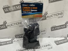 30 X BRAND NEW PACKS OF 30 VITREX LAMINATE AND WOOD FLOORING SPACERS (LOC: 41.6-AA1459)