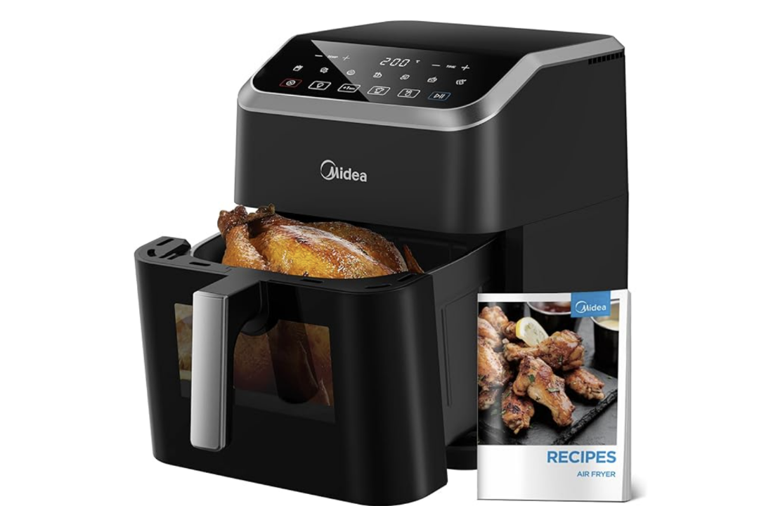 Midea Air Fryer with Window 7L, Rapid Air Technology, 90% Less Oil & Max Crisp, Energy Saving, 7- - Image 2 of 2