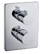 BRAND NEW VURTU Hunsdon 2 Way Concealed Thermostatic Shower Valve, 200(H) x 150(W), Chrome, 81370