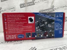 6 X BRAND NEW KONSTSMIDE 180 LED MULTIFUNCTION MICRO LIGHT SETS (LOC: 18.4-AA9107)