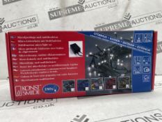 12 X BRAND NEW KONSTSMIDE 180 LED MULTIFUNCTION MICRO LIGHT SETS (LOC: 18.4-AA9106)