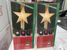12 X BRAND NEW KONSTSMIDE STANDING STAR LED CHRISTMAS LIGHT (LOC: 18.13-AA9116)