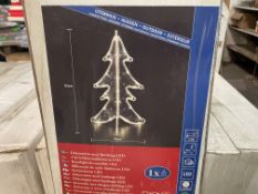 12 X BRAND NEW KONSTMIDE ROPELIGHT DECORATIVE LIGHT UP CHRISTMAS TREES (LOC: 41.10.-AA9218)