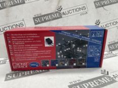 12 X BRAND NEW KONSTSMIDE 320 LED MULTIFUNCTION CHRISTMAS LIGHT SETS (LOC: 18.4-AA9108)