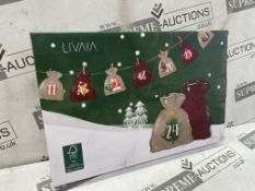 30 X BRAND NEW LIVAIA CHRISTMAS WALL CALENDARS (LOC: 41.21-aa8179)