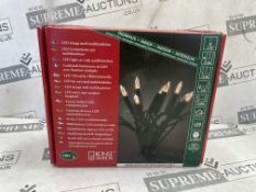 12 X BRAND NEW Konstsmide Next Generation 140 8 Programme Multi Function LED 140 LEDs, White RRP £39
