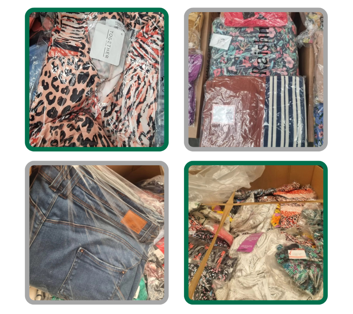 Pallets & Trade Lots of Brand New Branded Clothing & Footwear - Over £700,000 at RRP - Huge Mix & Resale Potential - Delivery Available!