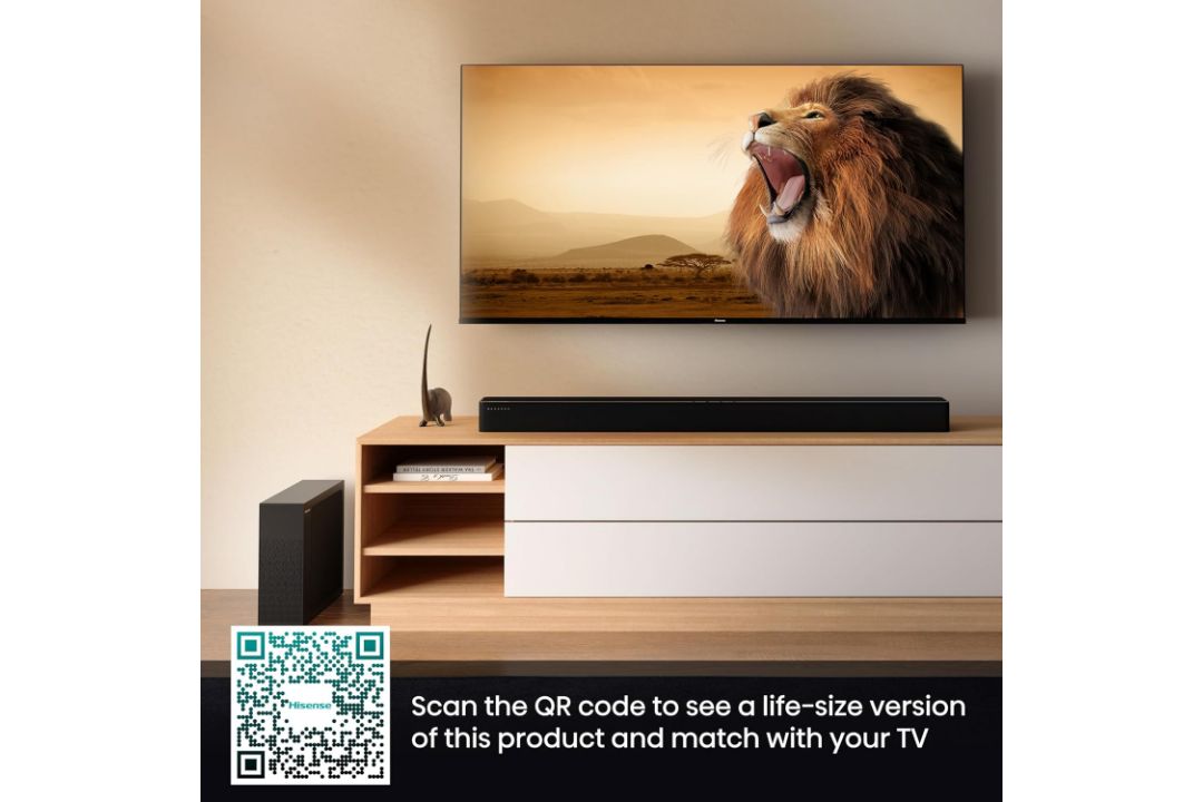 Hisense HS2100 2.1 Ch 240W Sound Bar with Wireless Subwoofer - DTS Virtual X, Dolby Audio, Ezplay, 6 - Image 4 of 4