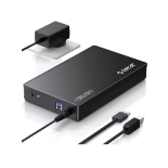 Boxed ORICO USB 3.0 External Hard Drive Enclosure for 3.5/2.5 Inch SATA Hard Drives/SSD Up to 20 TB,