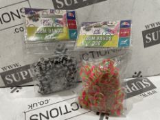152 X BRAND NEW ASSORTED PACKS OF 250 LOOM BANDS DUO (LOC: 45.21-AA7585)