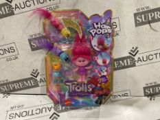 20 X BRAND NEW MATTEL DREAMWORKS TROLLS BAND TOGETHER HAIR POPS PLAY SETS (LOC: 45.2-AA7583)