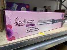 2 X BRAND NEW BELLEZZA PRO BEAUTY TI TITANIUM BARREL CURLERS (LOC: S/R-BB1519 - 1P)